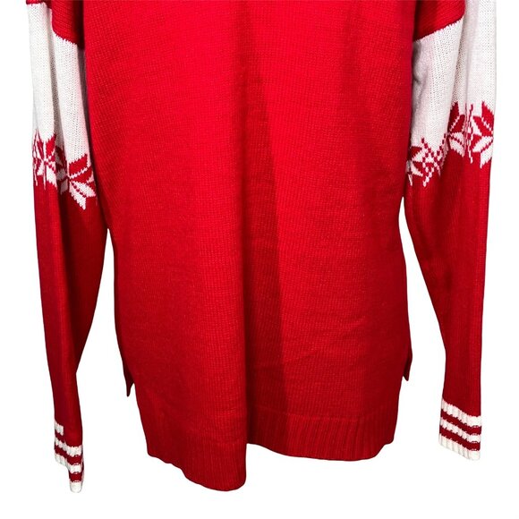 New Directions Sweater Womens Large Ugly Christmas Top Knit Holiday Party Winter - Picture 10 of 11